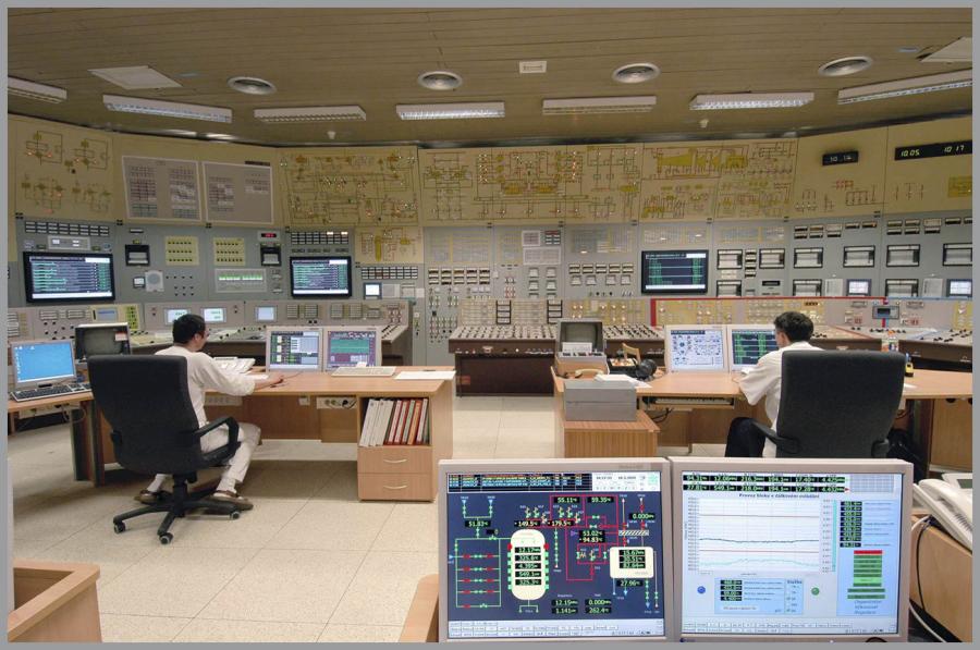 Bloková dozorna Jaderné elektrárny Dukovany