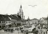 Ivančice - náměstí z počátku 20.st.
